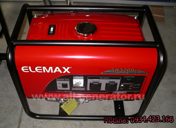 elemax-sh-3200ex5 cho thuê máy phát điện