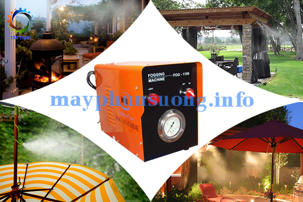 Những điều cần biết về máy phun hơi nước làm mát may phun suong FOG 1109-1