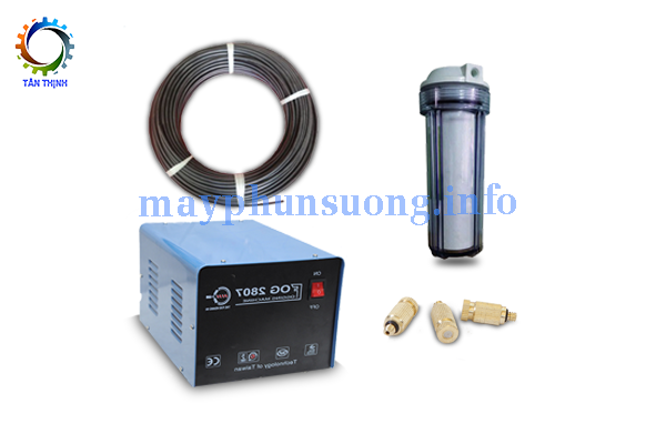 Máy phun sương hơi nước cho một mùa hè tuyệt vời may phun suong fog2807-3
